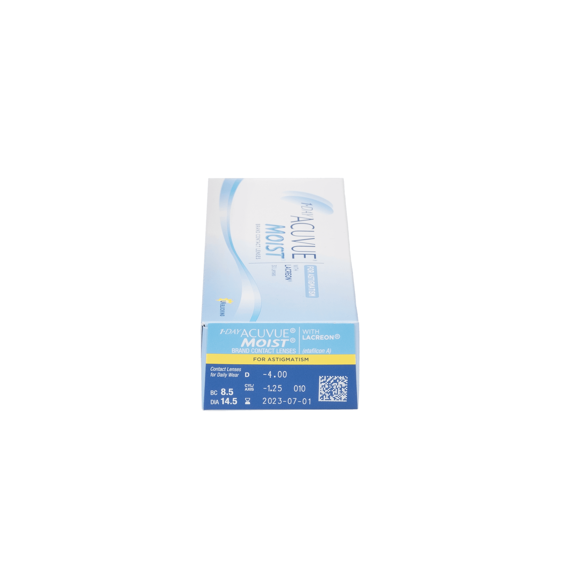 1-Day Acuvue Moist for Astigmatism Contact Lenses - 30 Pack prescription